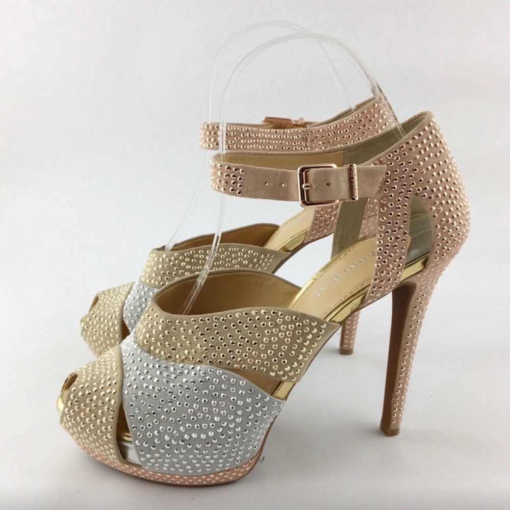 Gianni Bini Metallic Gold and Silver Heels